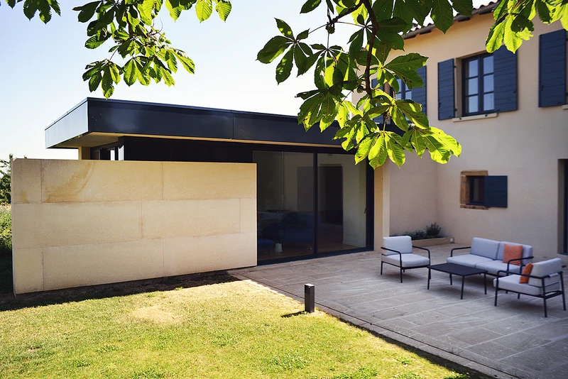 Maison dans le Beaujolais 05 - Rénovation et extension d’une maison, création d’une piscine